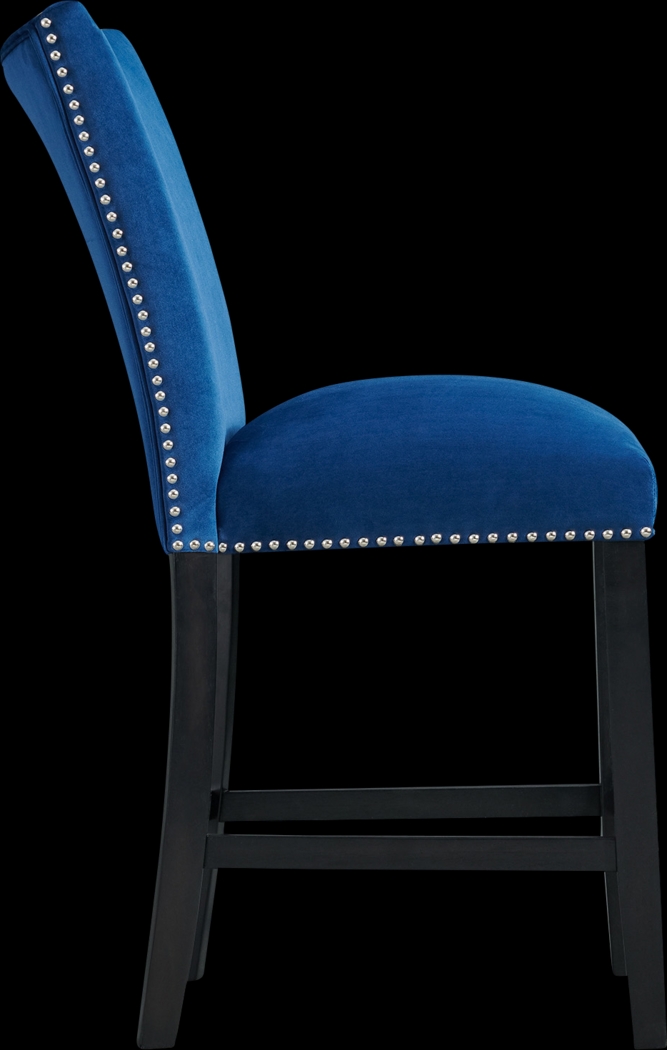 Kimlie Blue Counter Height Chair Set - Thumbnail - Image 4
