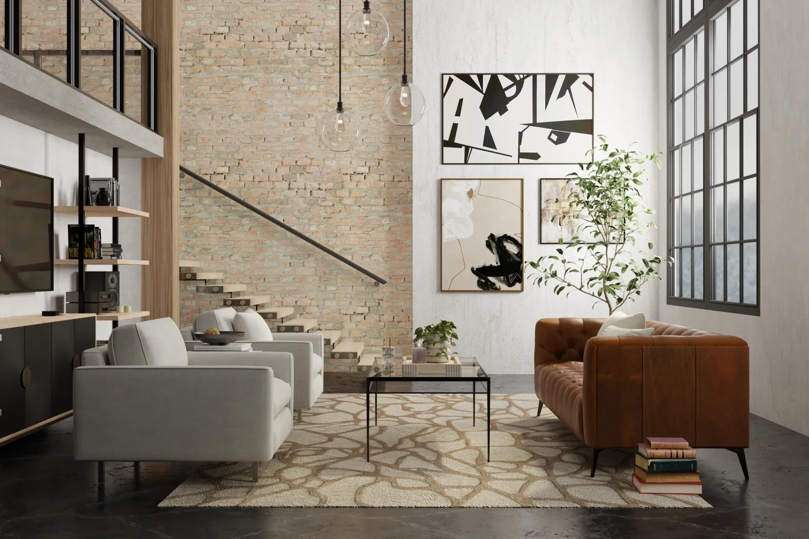 Kimly Brown 8' x 10' Rug - Image 2