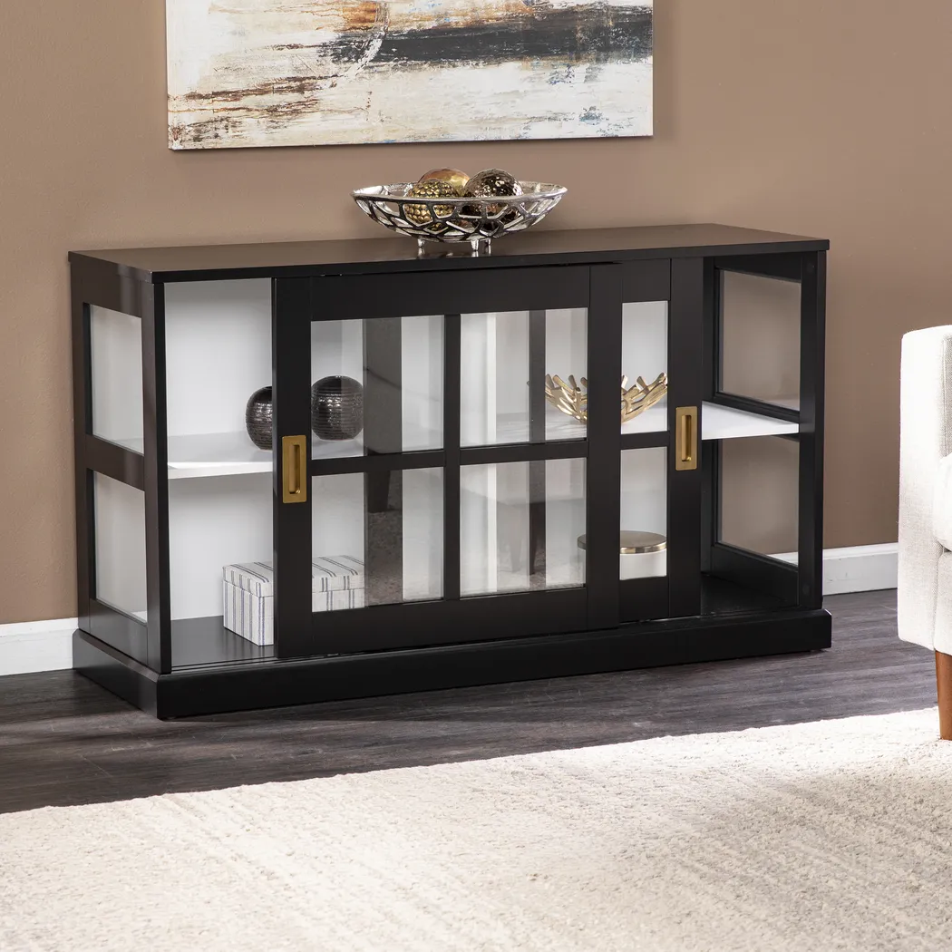 Kimmeridge Black Curio Cabinet - Thumbnail - Image 5