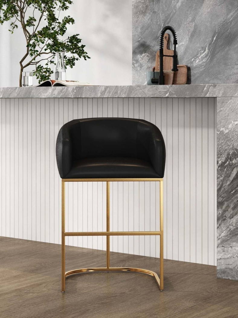 Kimron Black Counter Stool - Thumbnail - Image 2