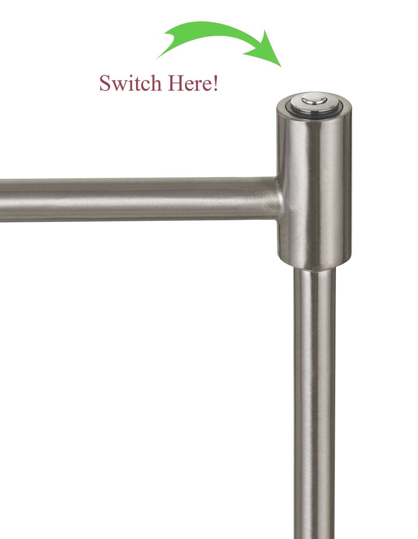 Kimsaw Silver Floor Lamp - Thumbnail - Image 4