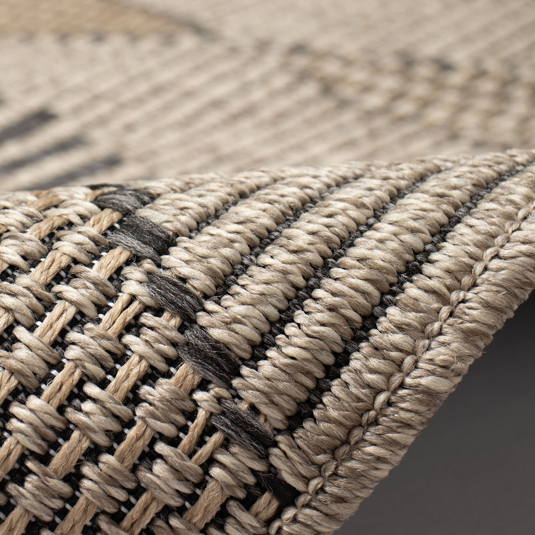 Kinacol Taupe 7'10 Square Indoor/Outdoor Rug - Thumbnail - Image 6