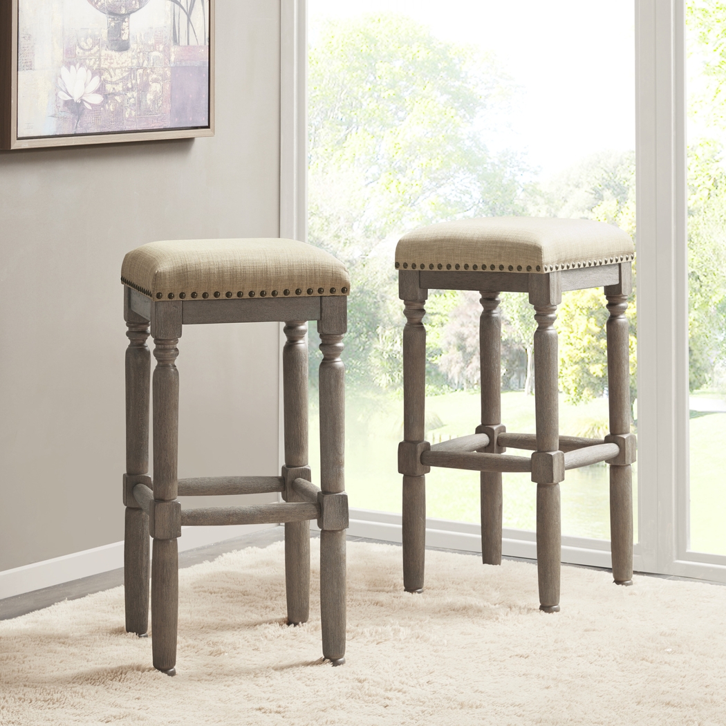 Kincheon Sand Barstool, Set of 2 - Thumbnail - Image 6
