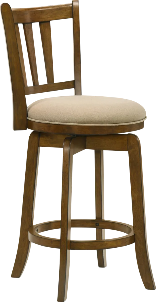 Kindersby Cream Swivel Counter Height Stool - Thumbnail - Image 5