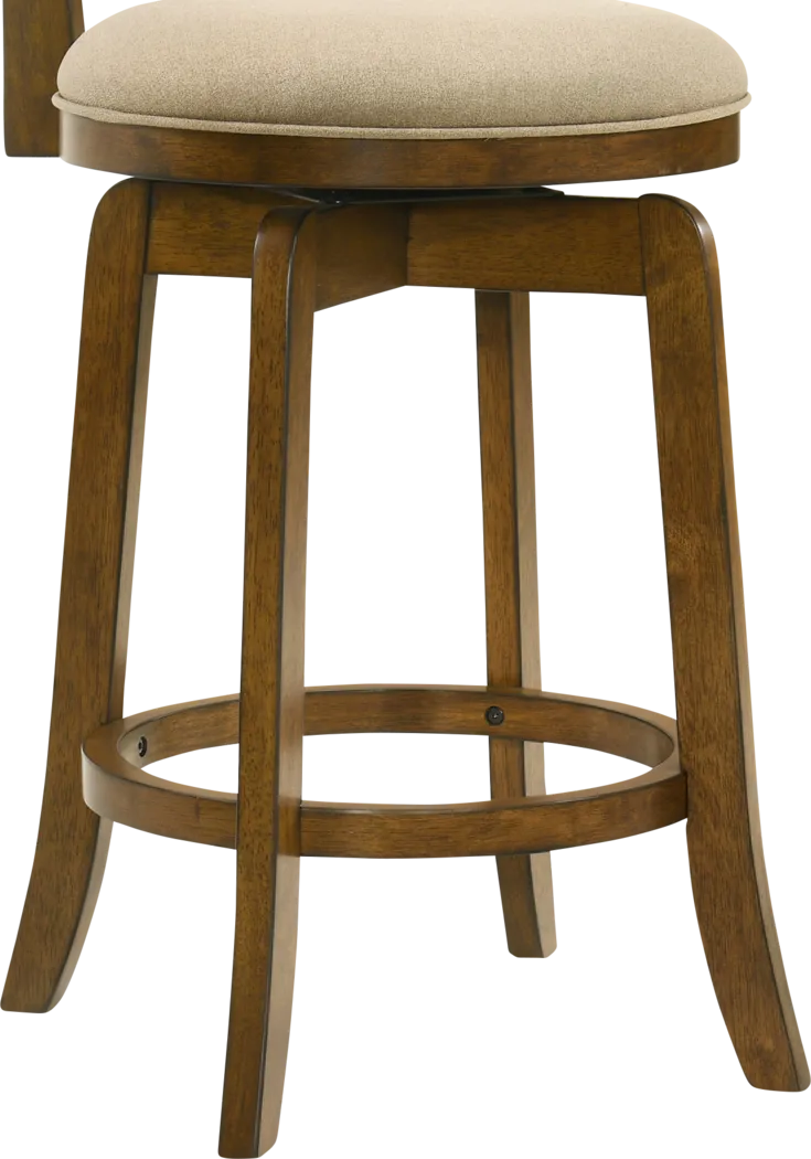 Kindersby Cream Swivel Counter Height Stool - Thumbnail - Image 9
