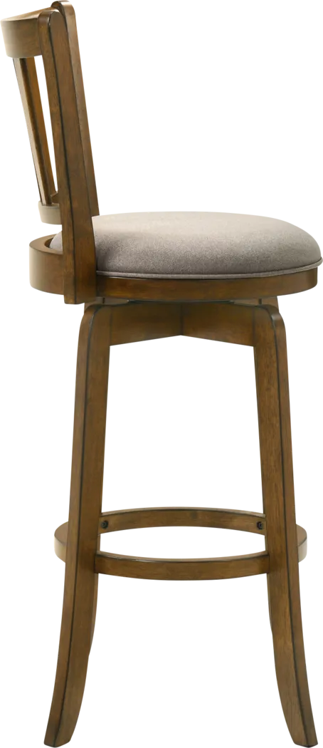 Kindersby Gray Swivel Barstool - Thumbnail - Image 4