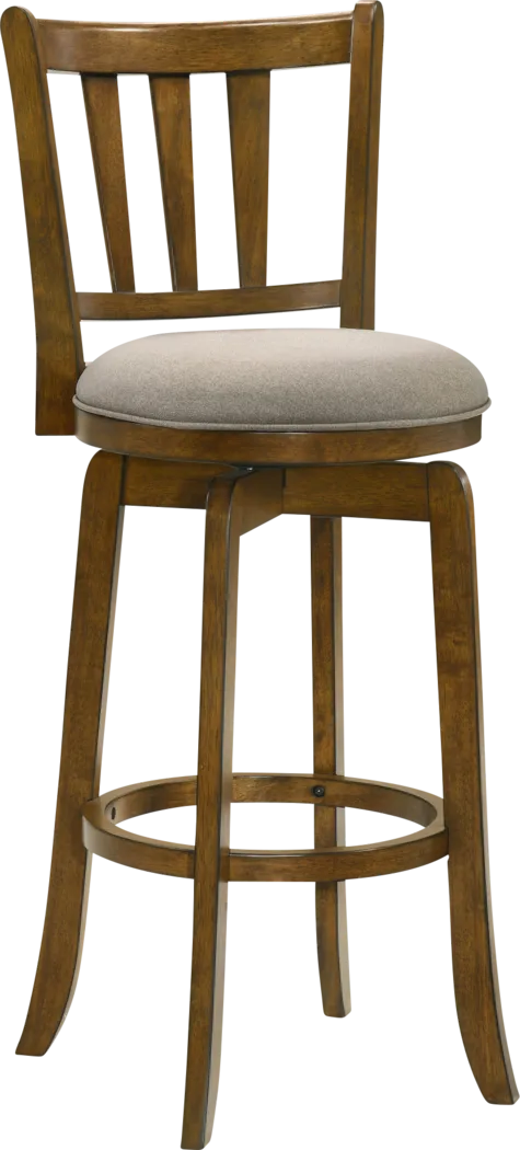 Kindersby Gray Swivel Barstool - Thumbnail - Image 1