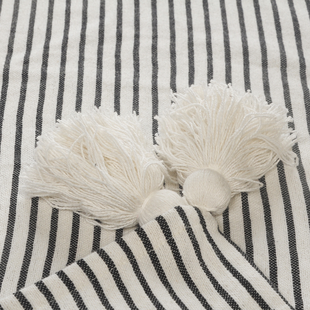 King Lane Black Throw Blanket - Thumbnail - Image 5