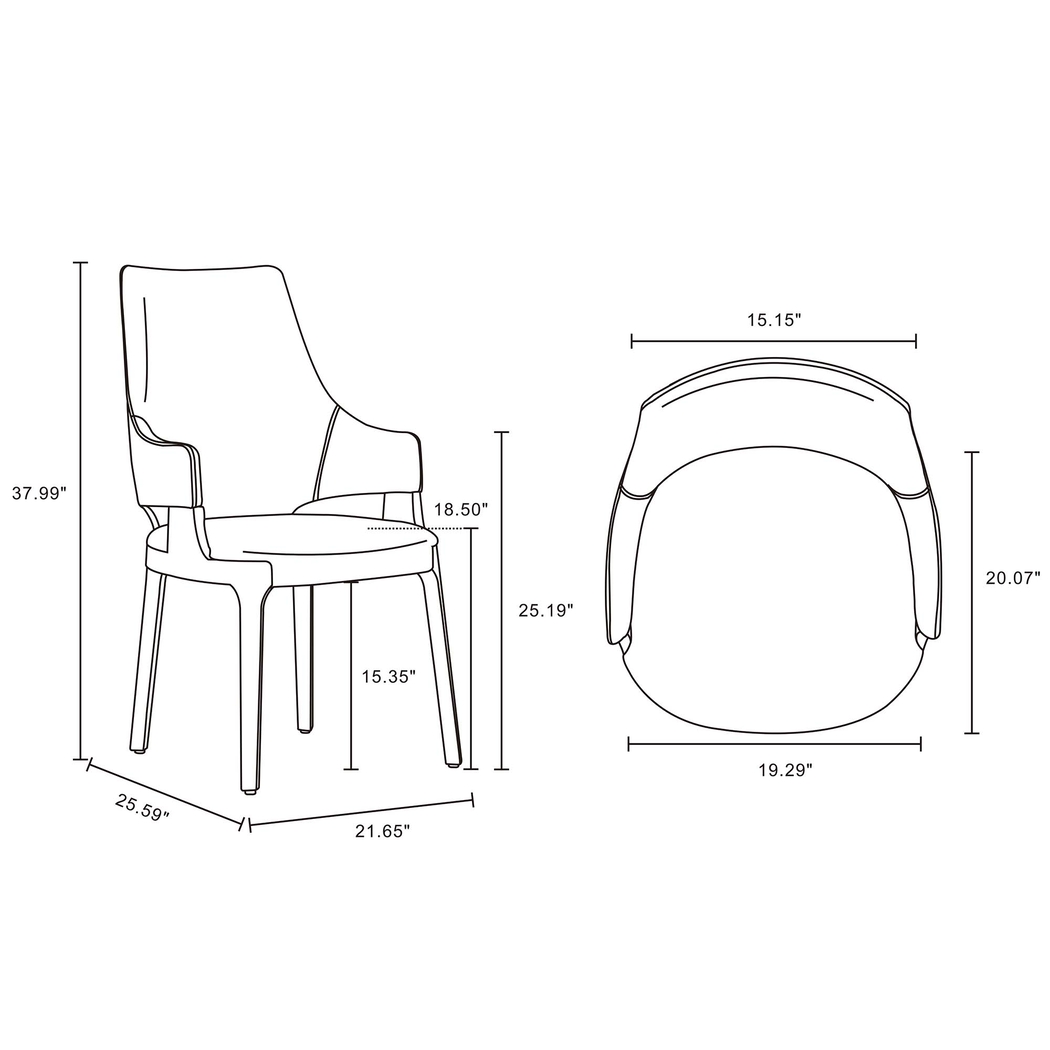 Kingery Blue Arm Chair - Thumbnail - Image 11