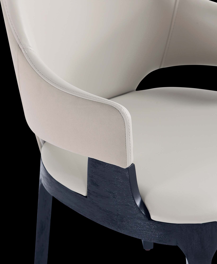 Kingery Light Gray Arm Chair - Thumbnail - Image 3