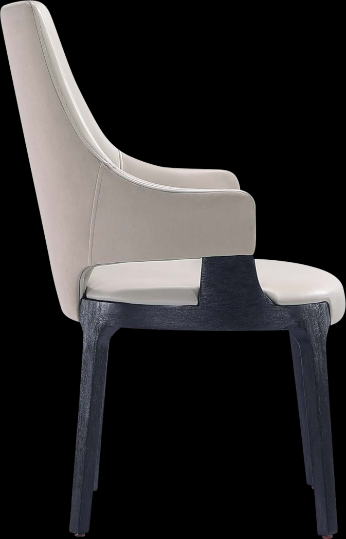 Kingery Light Gray Arm Chair - Thumbnail - Image 4