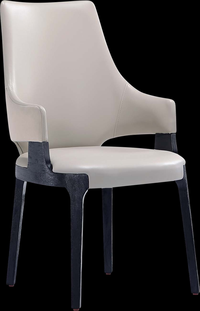 Kingery Light Gray Arm Chair - Thumbnail - Image 1