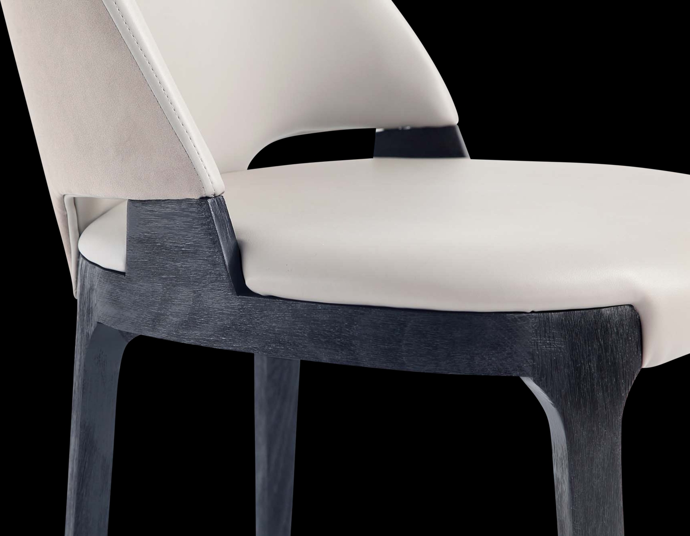 Kingery Light Gray Dining Chair, Set of 2 - Thumbnail - Image 3