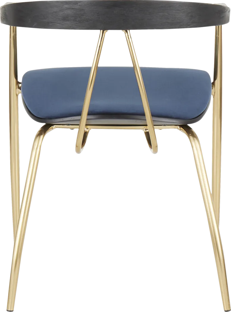 Kingrow Blue Arm Chair, Set of 2 - Thumbnail - Image 5