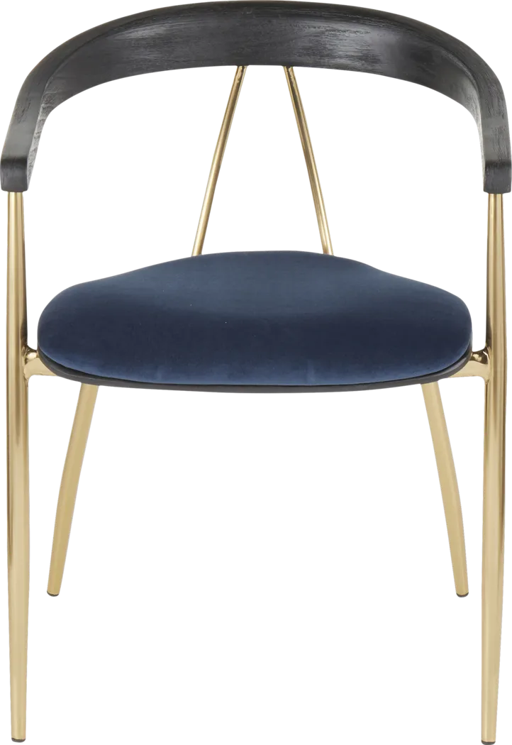 Kingrow Blue Arm Chair, Set of 2 - Thumbnail - Image 6