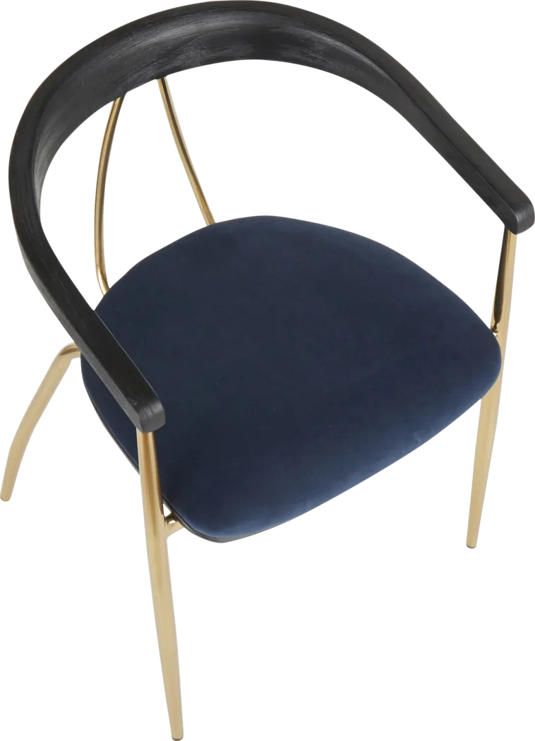 Kingrow Blue Arm Chair, Set of 2 - Thumbnail - Image 7