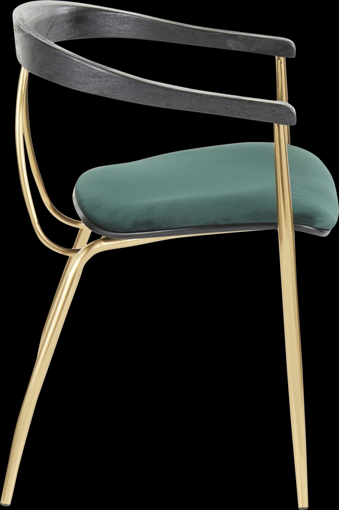 Kingrow Green Arm Chair, Set of 2 - Thumbnail - Image 3