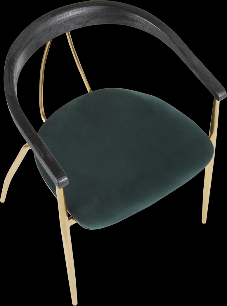 Kingrow Green Arm Chair, Set of 2 - Thumbnail - Image 7