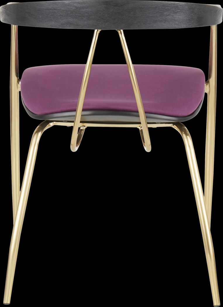 Kingrow Purple Arm Chair, Set of 2 - Thumbnail - Image 5