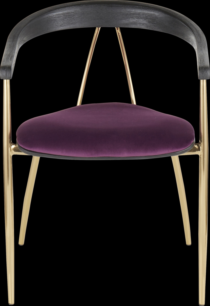 Kingrow Purple Arm Chair, Set of 2 - Thumbnail - Image 6