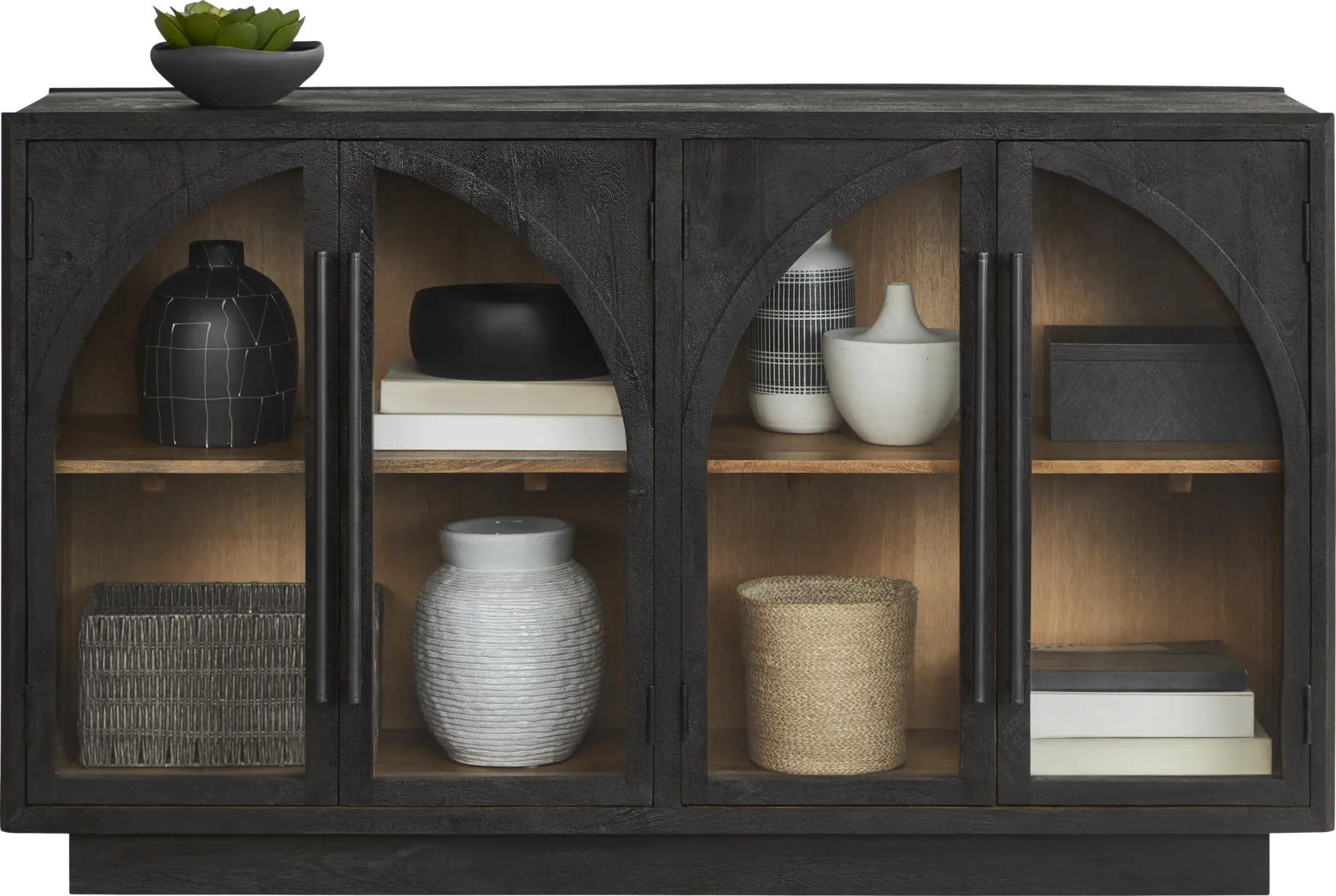 King's Road Black Credenza - Thumbnail - Image 2