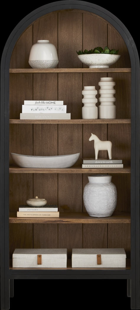 King's Road Black Display Cabinet - Thumbnail - Image 2