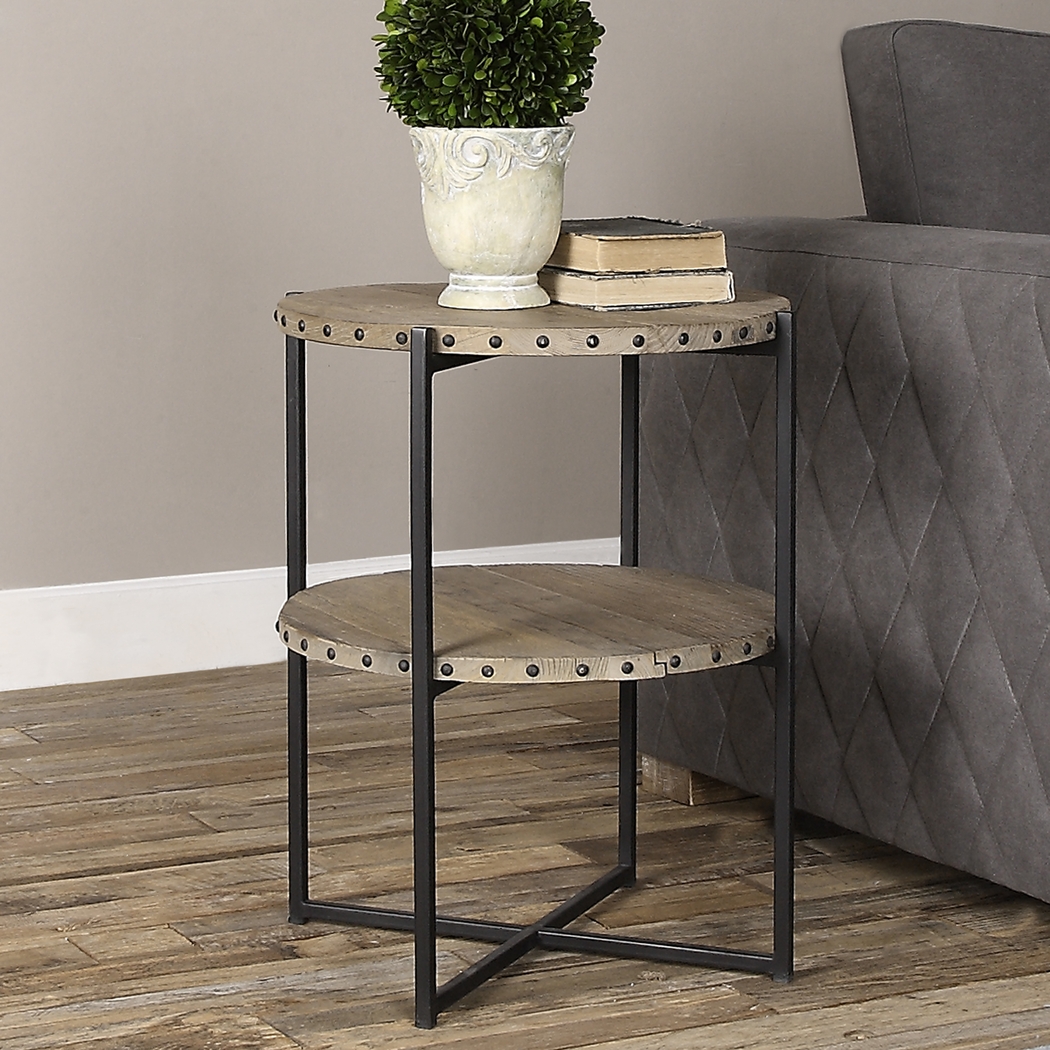 Kingsdale Gray Accent Table - Thumbnail - Image 2