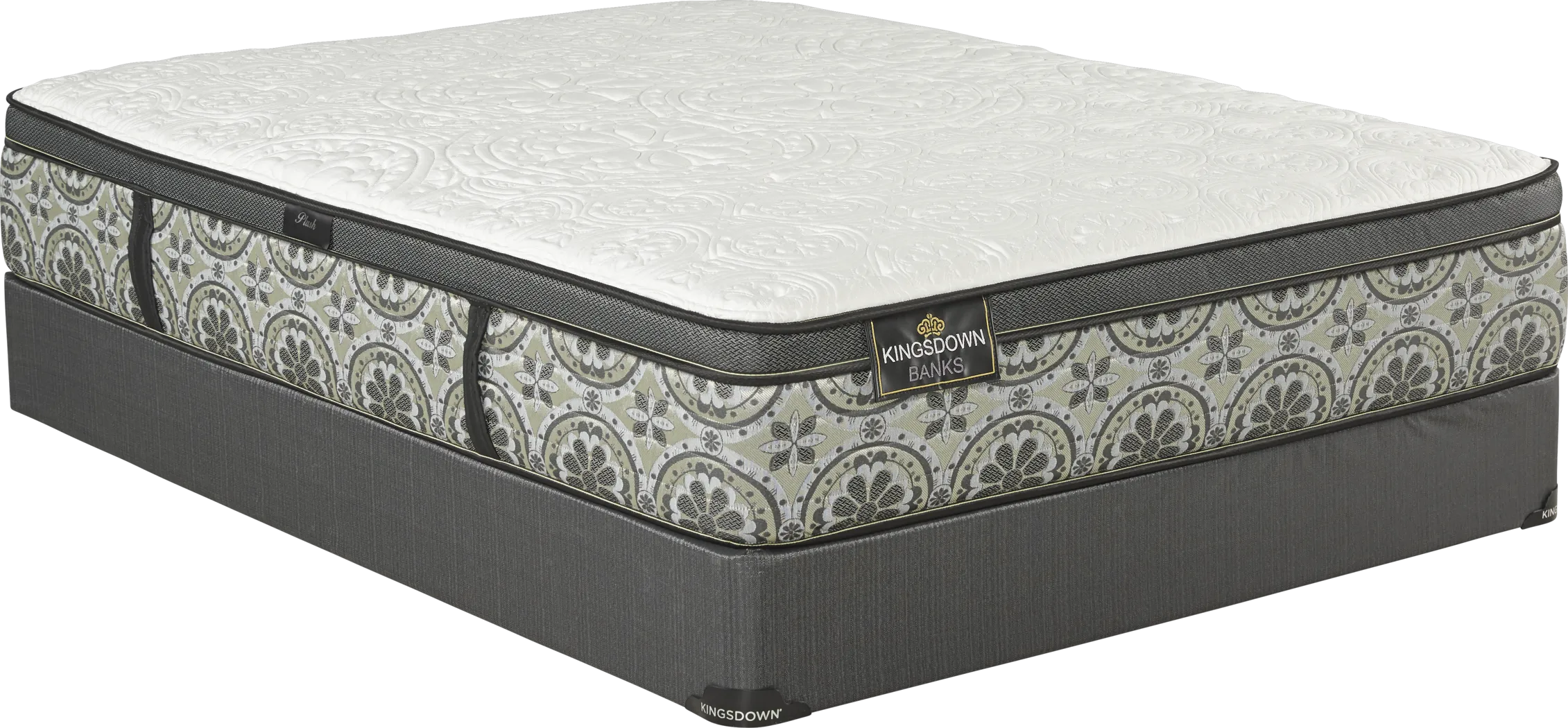 Kingsdown Banks Plush King Mattress Set - Thumbnail - Image 1