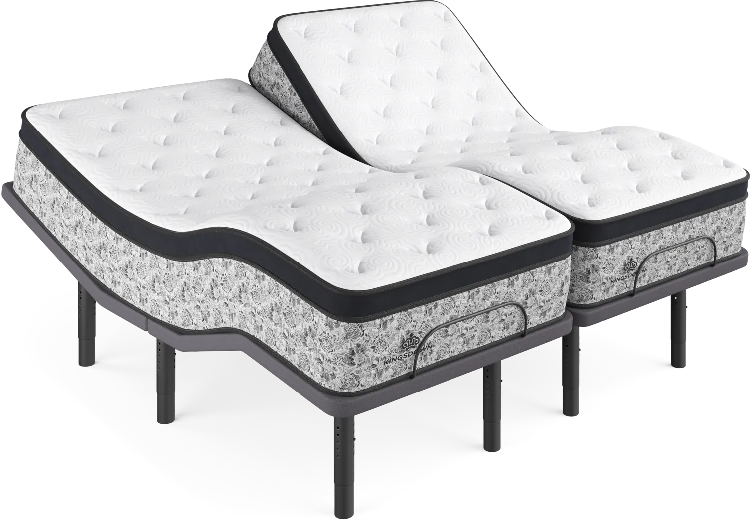 Kingsdown Hillstar Split King Mattress With RTG-Sleep 3100 - Thumbnail - Image 1