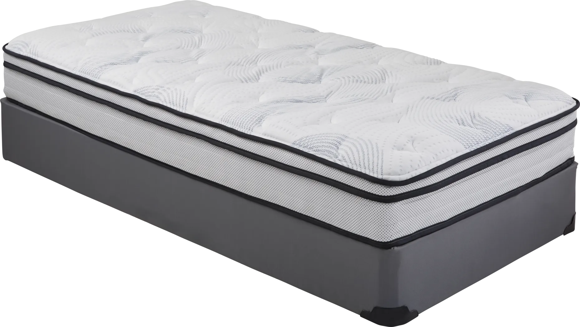 Kingsdown Huntsworth Low Profile Twin Mattress Set - Thumbnail - Image 1