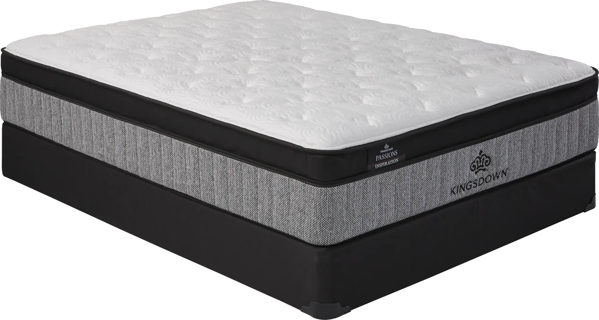 Kingsdown Inspiration Plush King Mattress Set - Thumbnail - Image 1