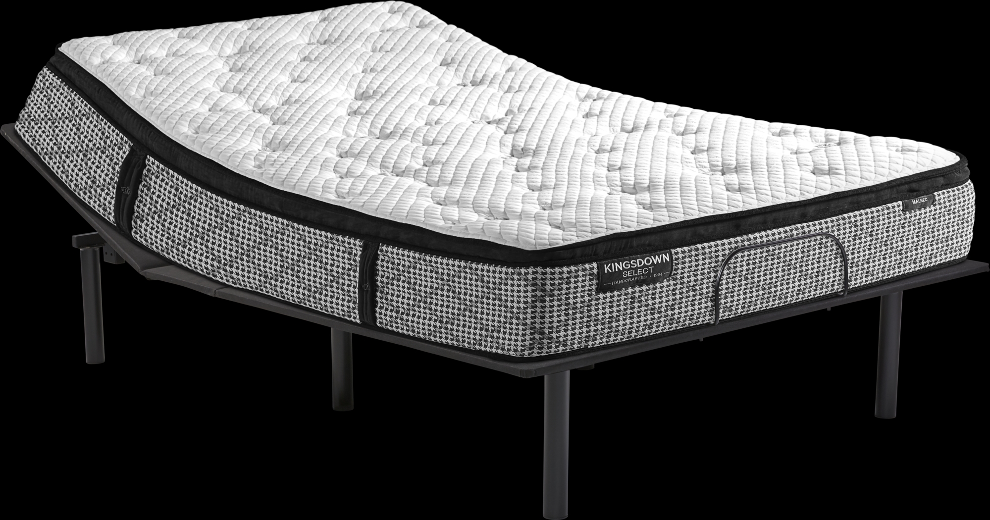 Kingsdown Malbec Queen Mattress with Head Up Only Base - Thumbnail - Image 1