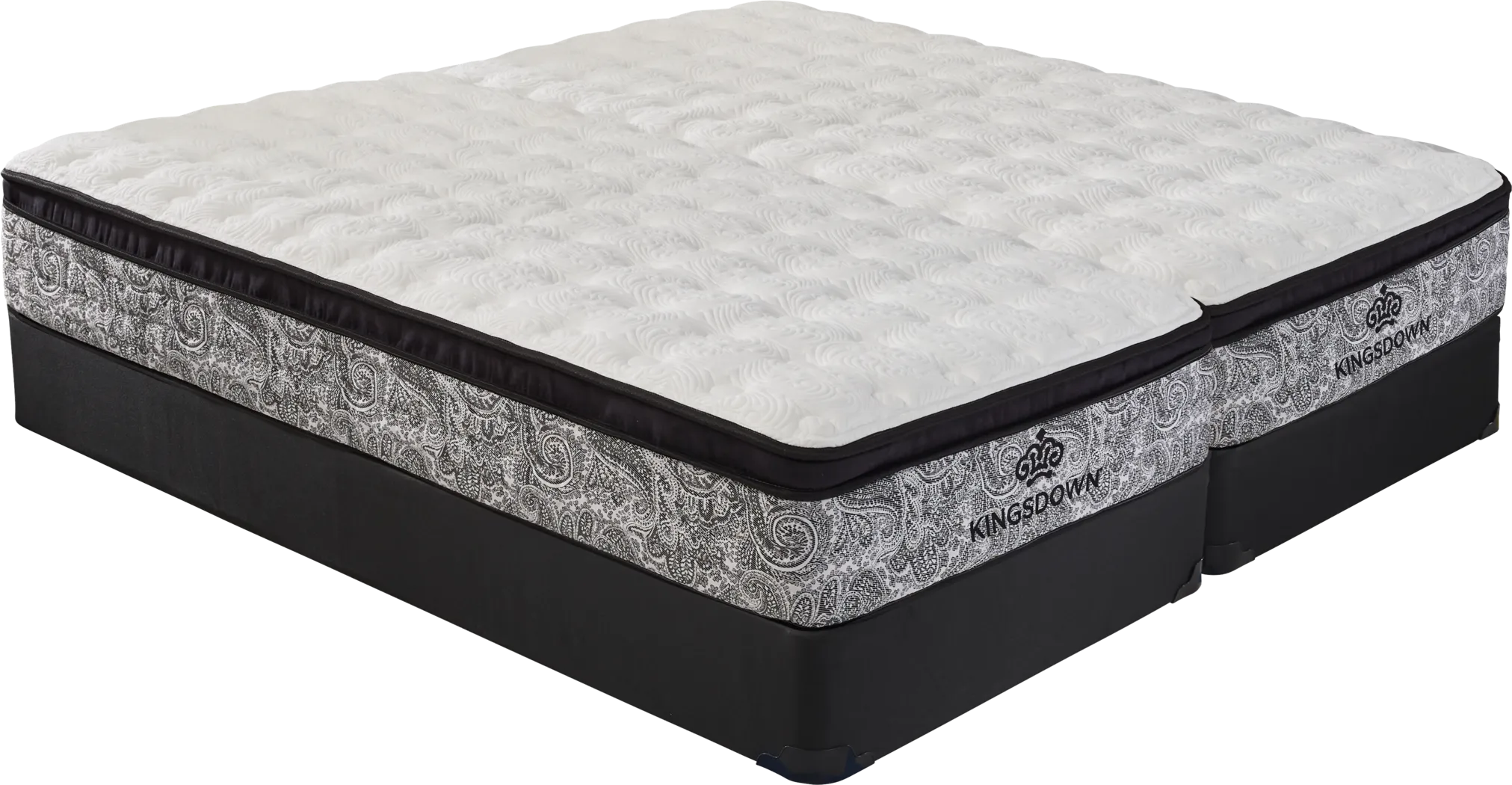 Kingsdown Morganshire Low Profile Split King Mattress Set - Thumbnail - Image 1