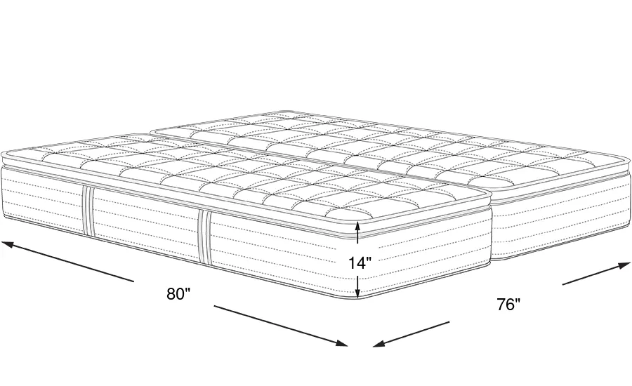 Dimension Image. Please refer to the Dimension Tab on this page for dimension details.