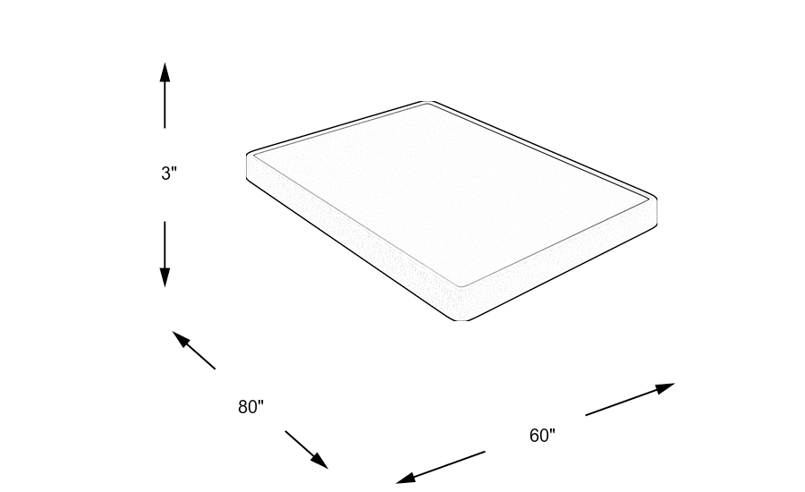 Dimension Image. Please refer to the Dimension Tab on this page for dimension details.