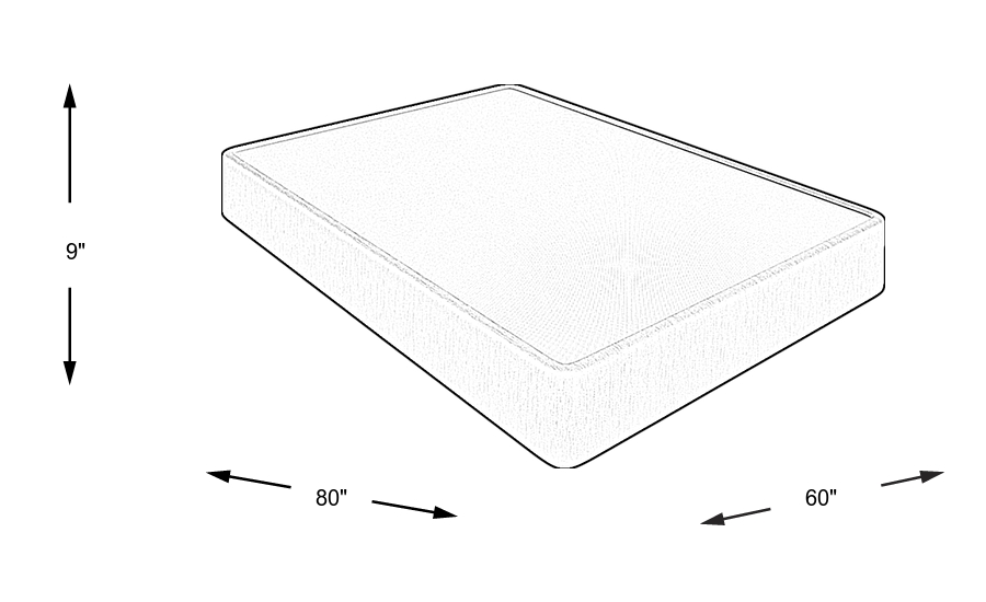Dimension Image. Please refer to the Dimension Tab on this page for dimension details.