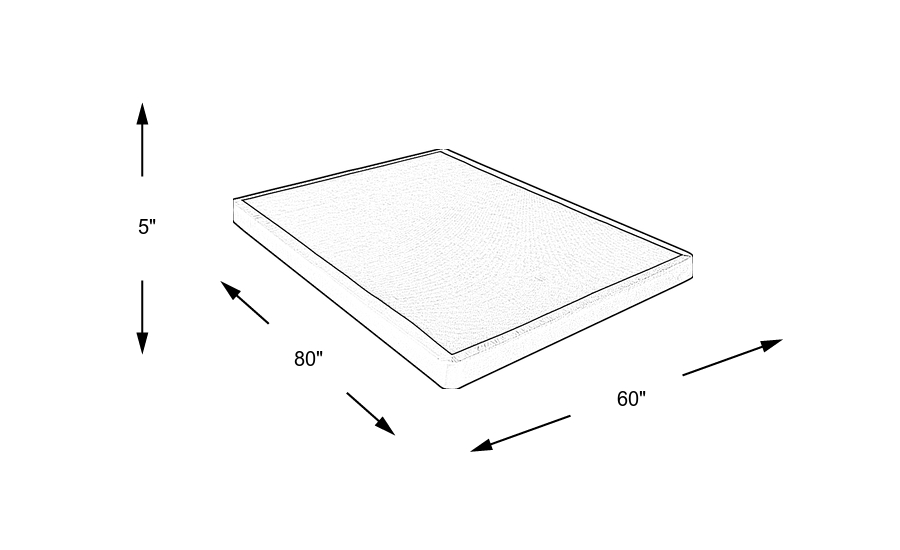 Dimension Image. Please refer to the Dimension Tab on this page for dimension details.