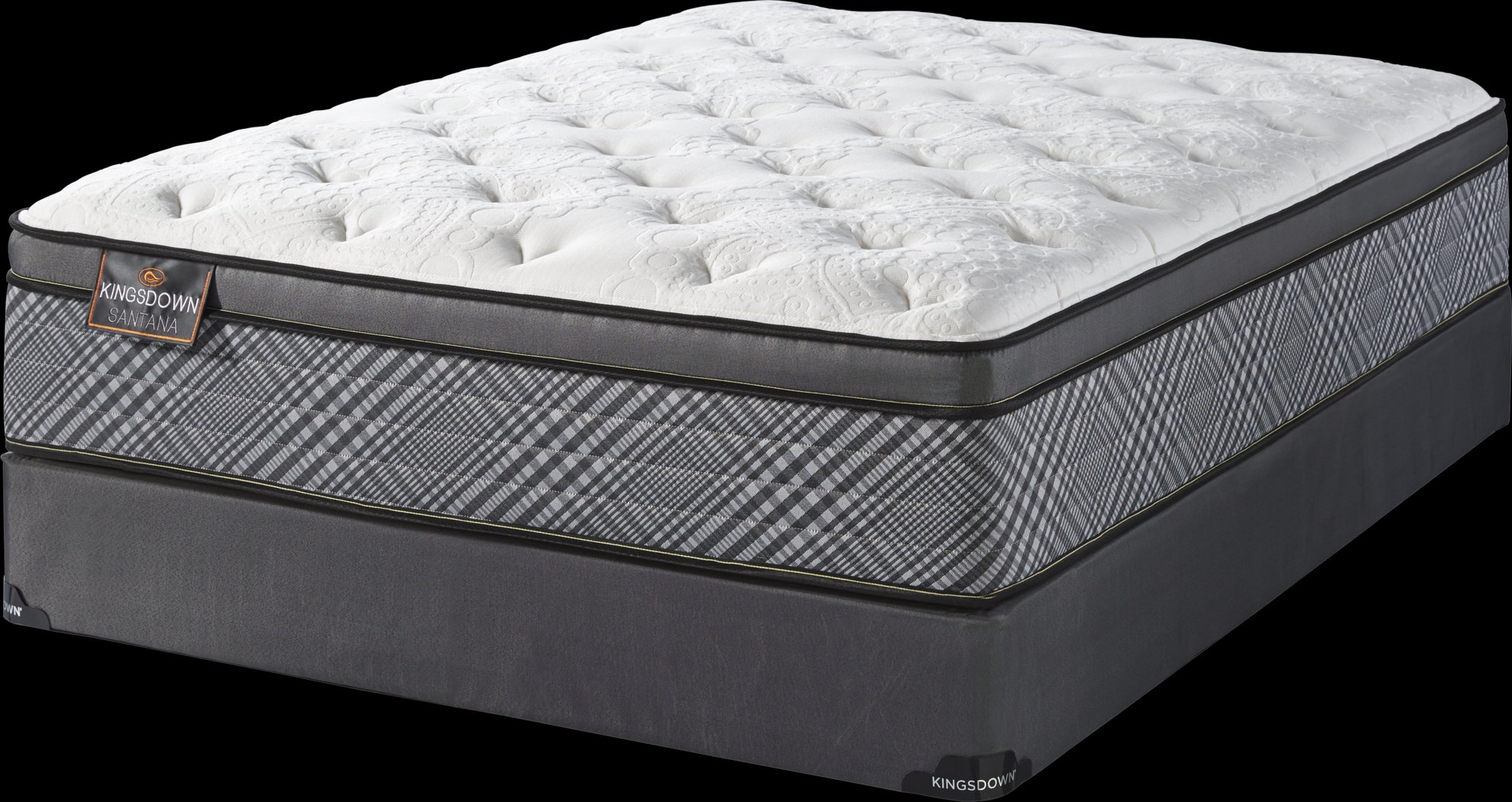 Kingsdown Santana Low Profile Queen Mattress Set - Thumbnail - Image 1