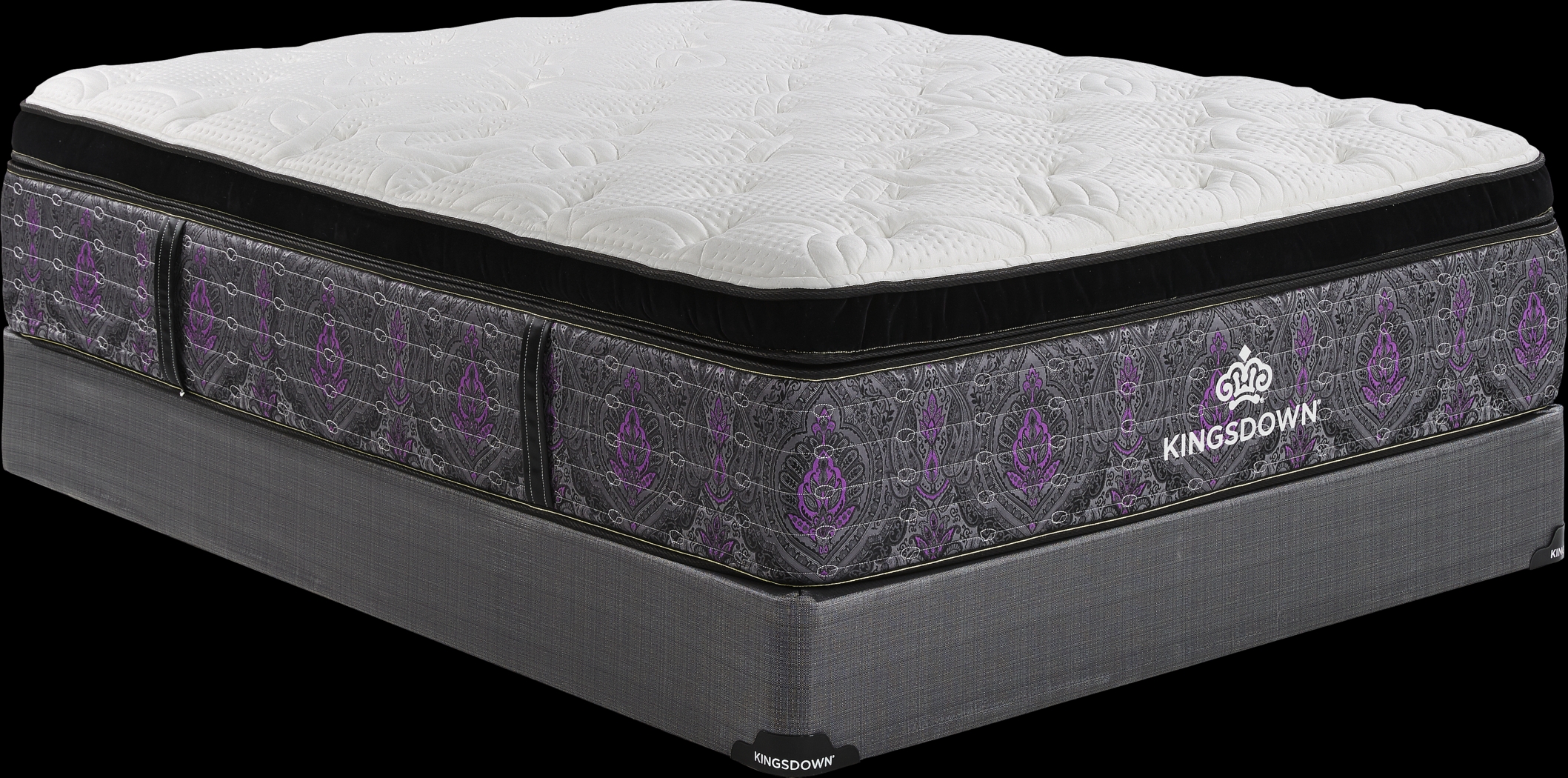 Kingsdown Zrx500 Plush King Mattress Set | Rooms to Go