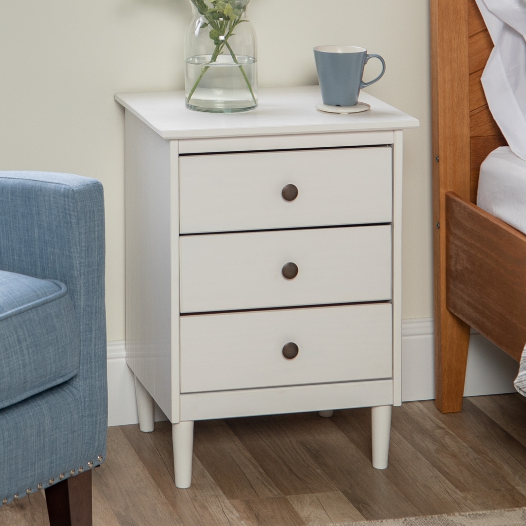 Kingshall White Nightstand - Thumbnail - Image 2