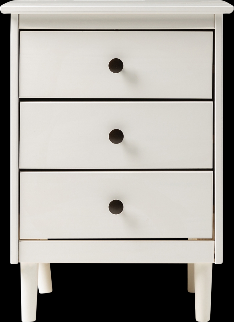 Kingshall White Nightstand - Thumbnail - Image 3