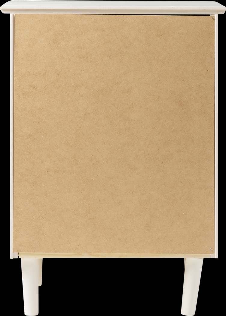 Kingshall White Nightstand - Thumbnail - Image 5