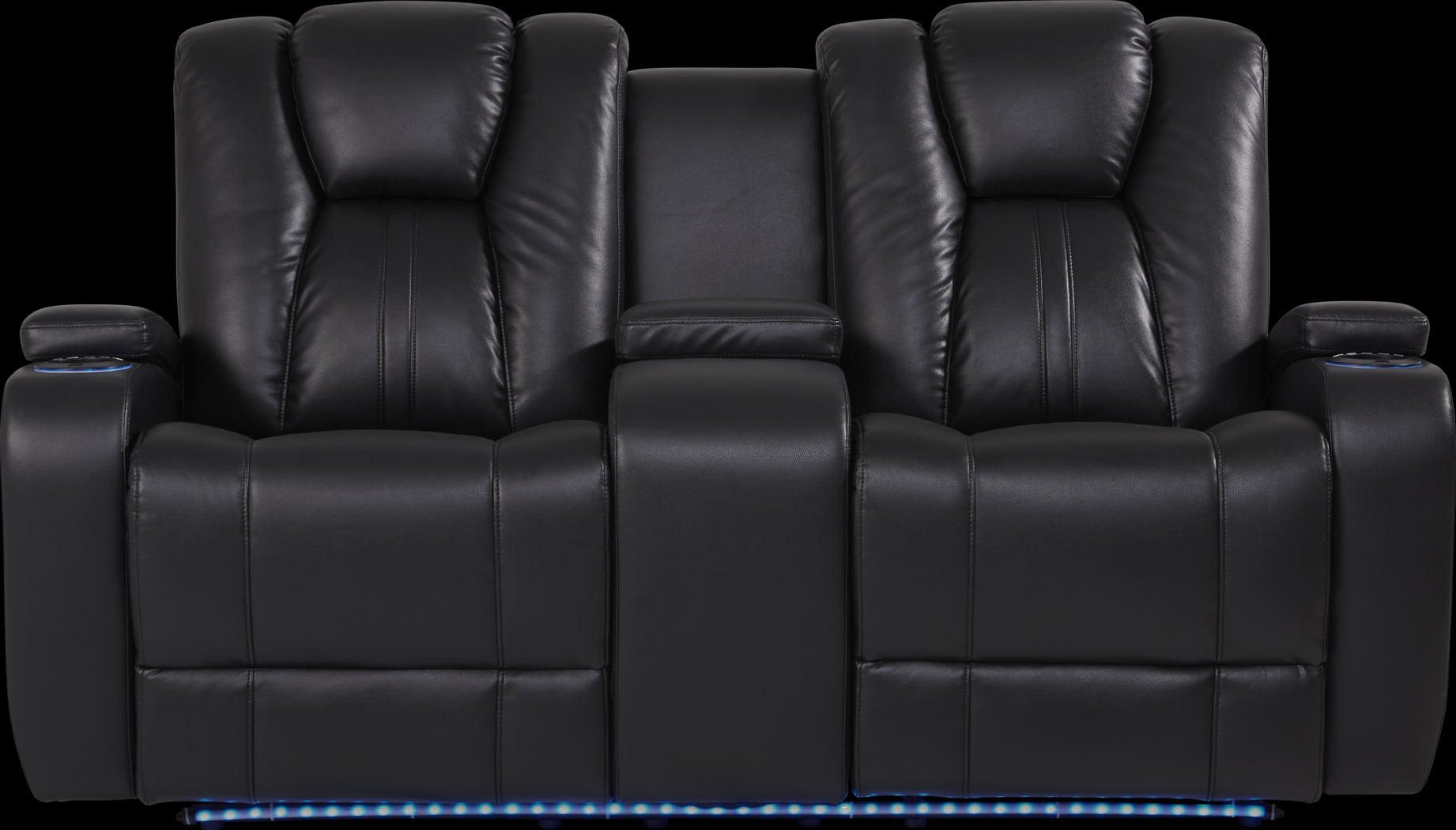 Kingvale Court Black 5 Pc Dual Power Reclining Living Room - Thumbnail - Image 7