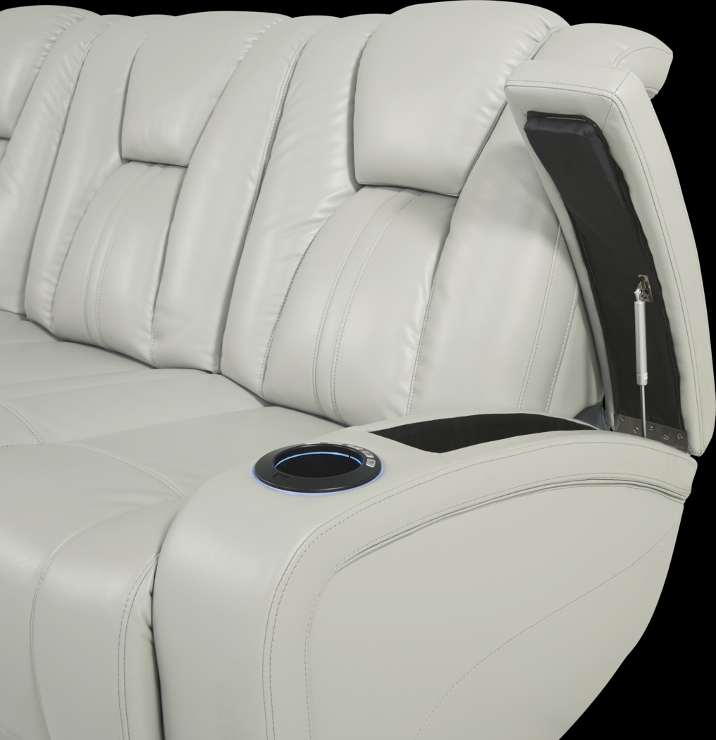 Kingvale Court Platinum 7 Pc Reclining Living Room - Thumbnail - Image 8