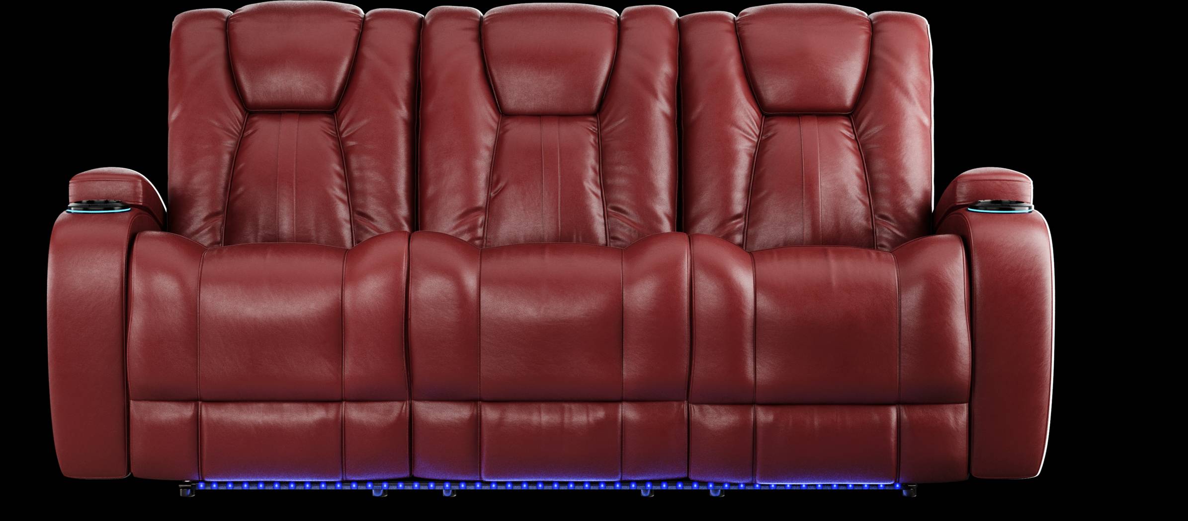 Kingvale Court Red 5 Pc Dual Power Reclining Living Room - Thumbnail - Image 2