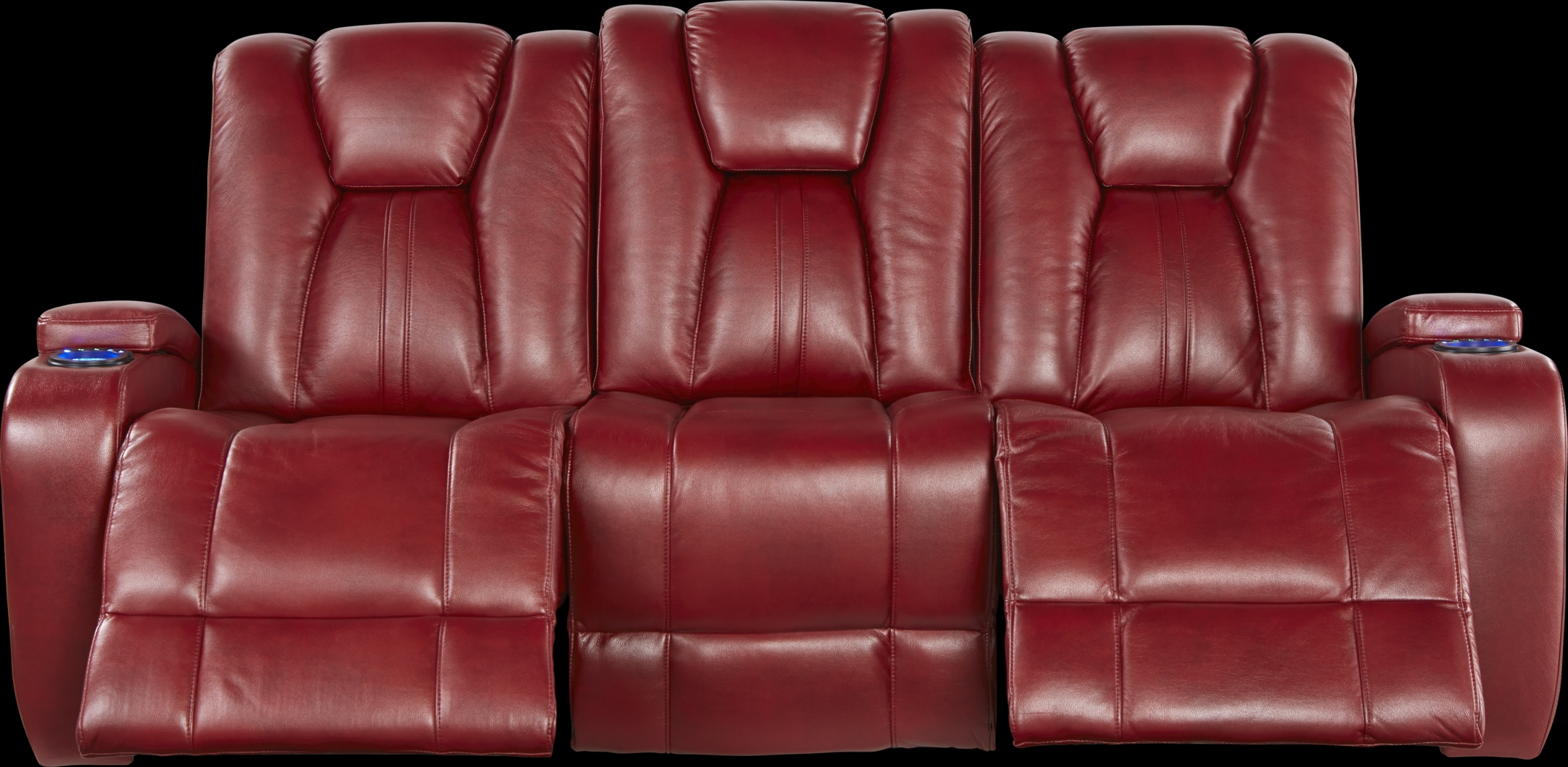 Kingvale Red Power Reclining Sofa - Thumbnail - Image 2