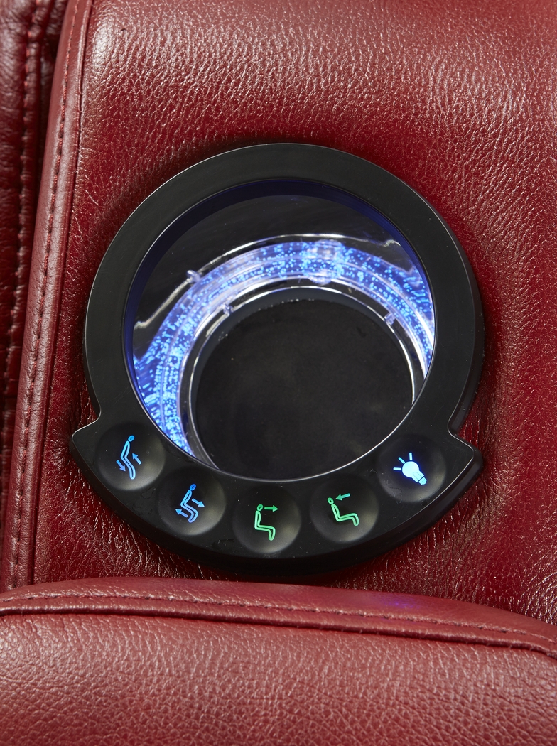 Kingvale Red Power Reclining Sofa - Thumbnail - Image 4