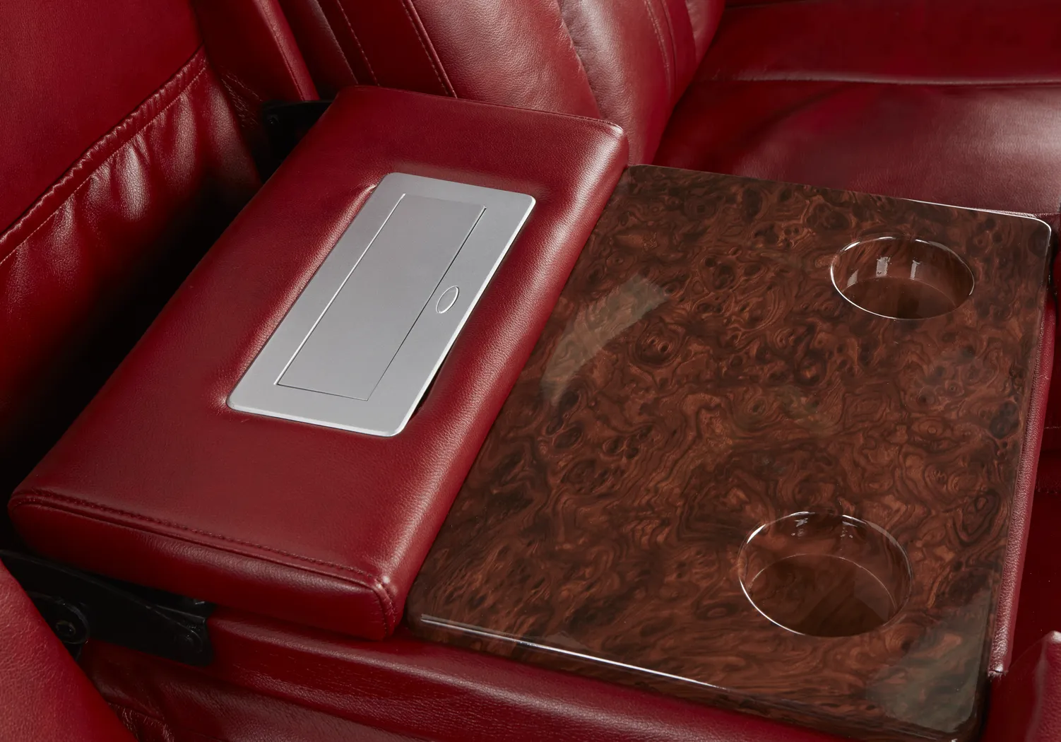 Kingvale Red Power Reclining Sofa - Image 7