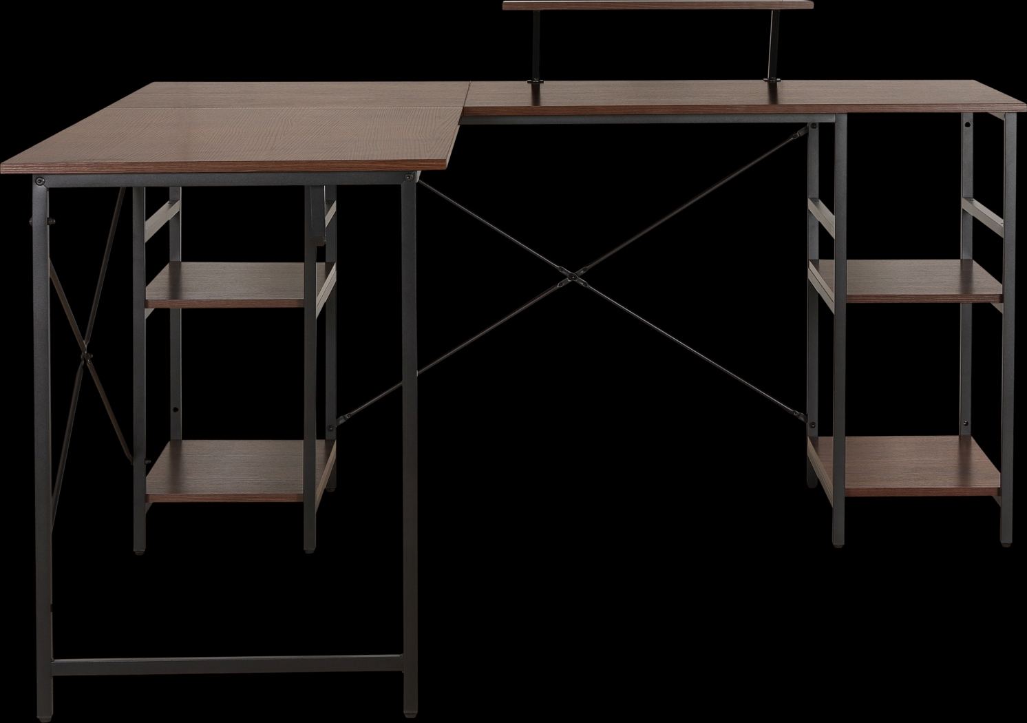 Kinigar Walnut Storage Desk - Thumbnail - Image 11