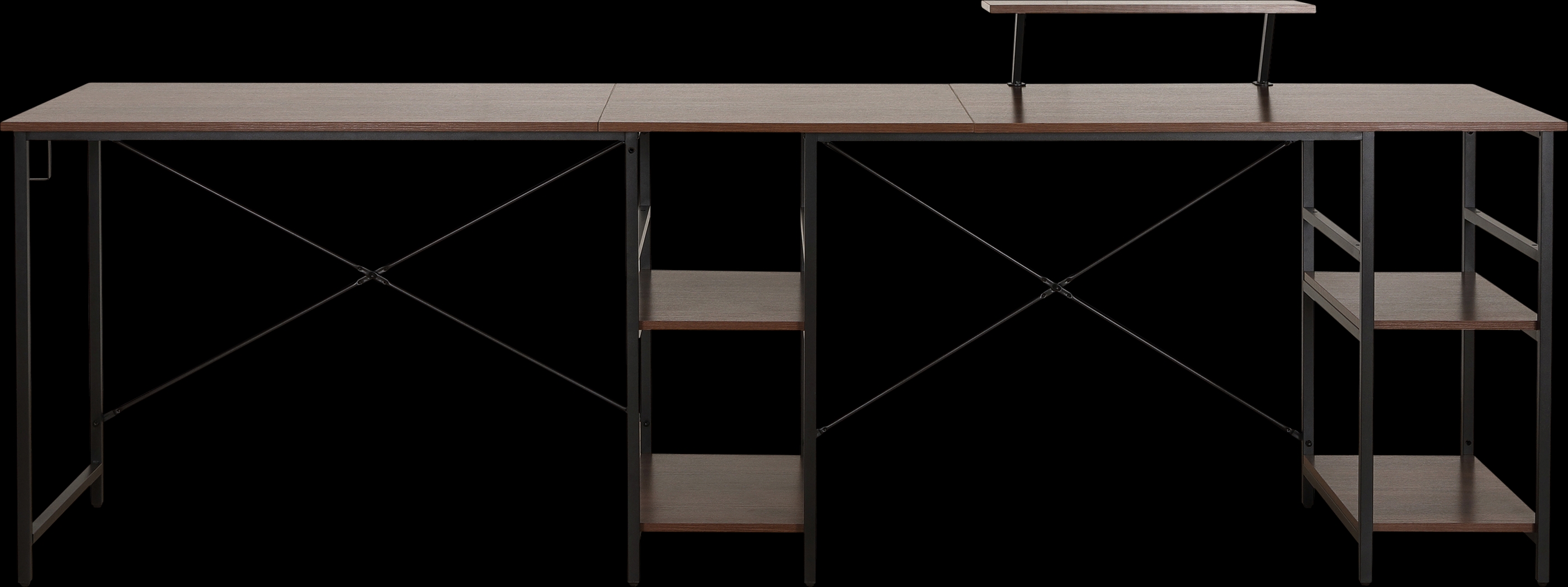 Kinigar Walnut Storage Desk - Thumbnail - Image 15